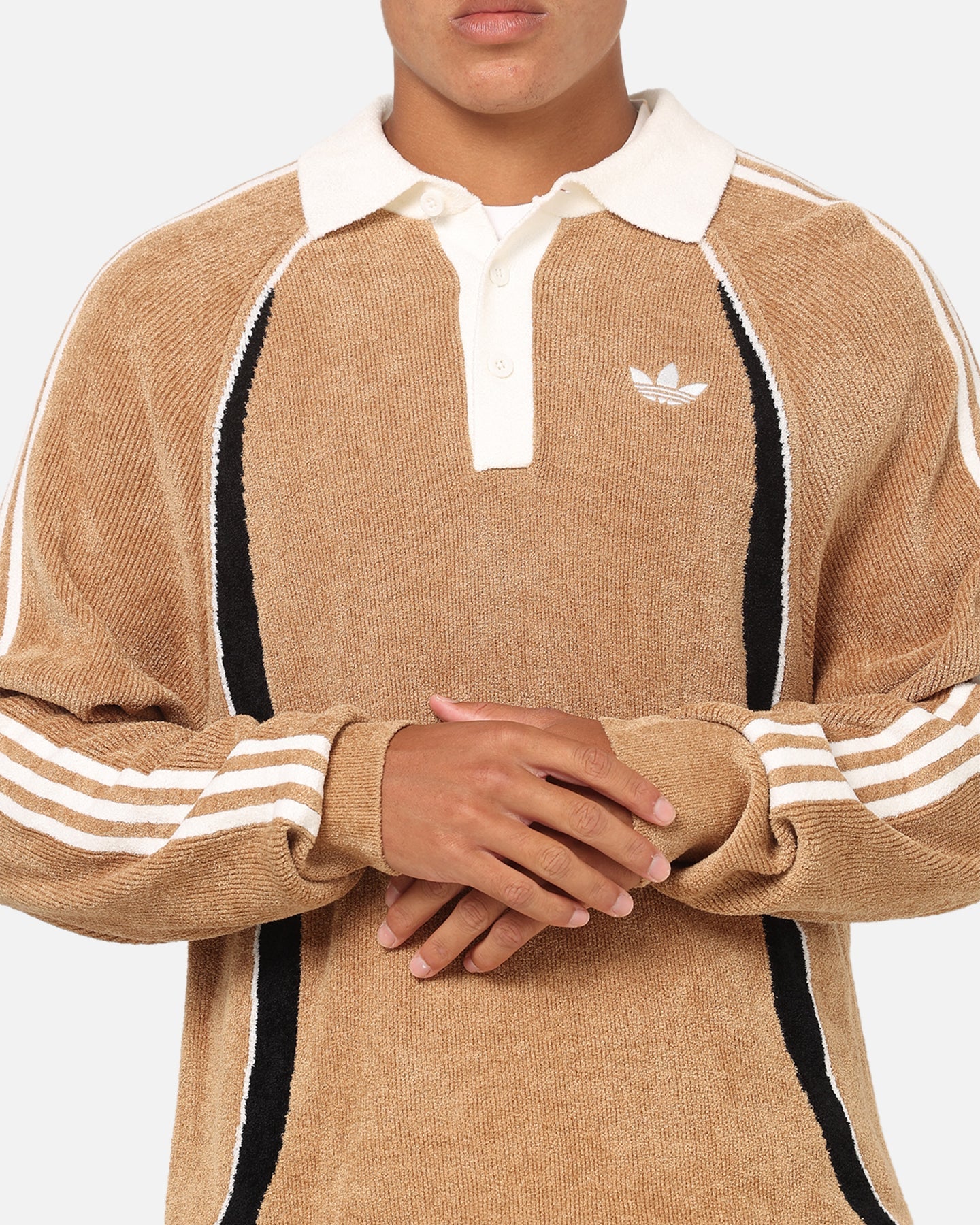 Adidas Retro Remix Teamgeist Long Sleeve Polo Cardboard