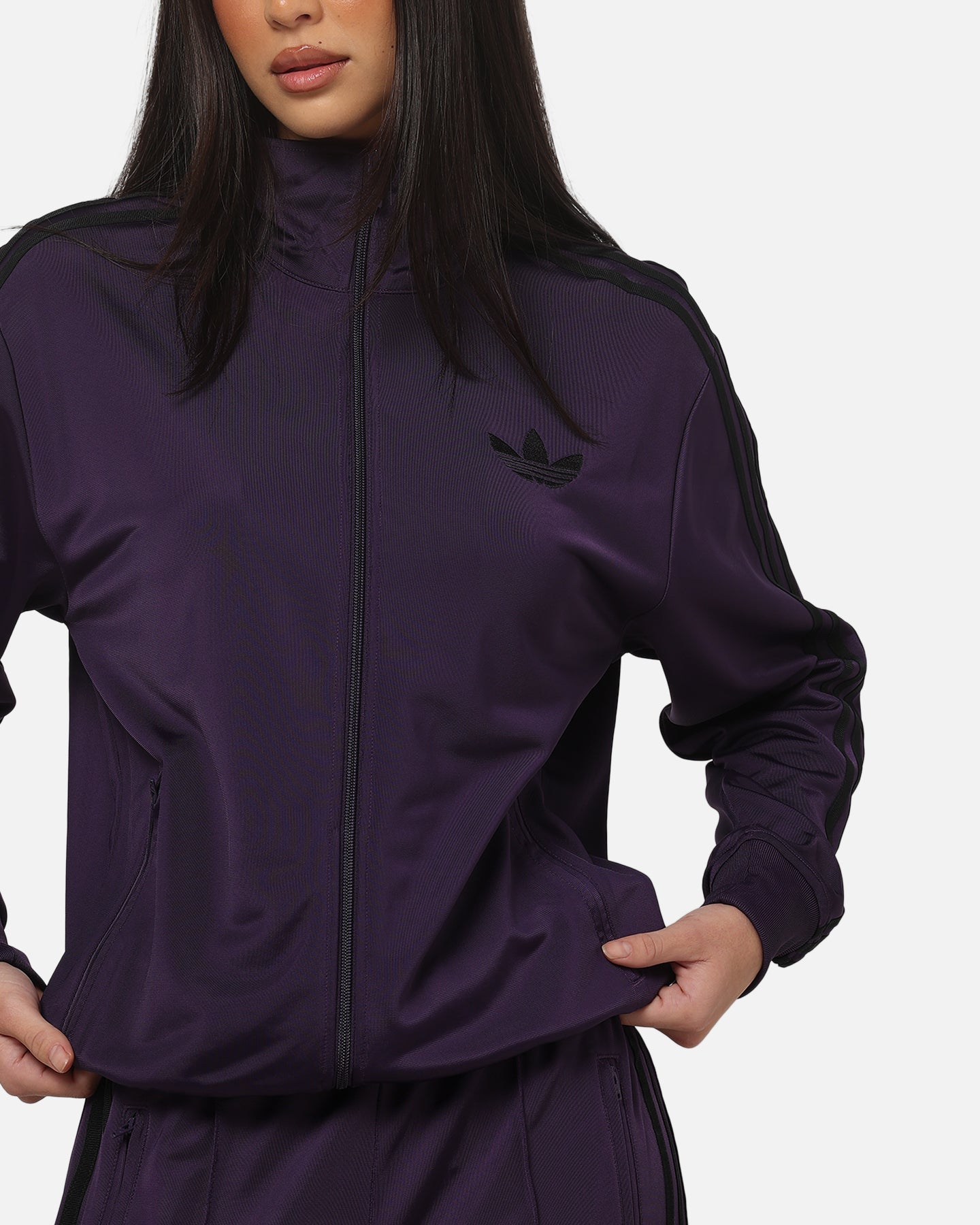 Adidas Women's Firebird Track Jacket Purple