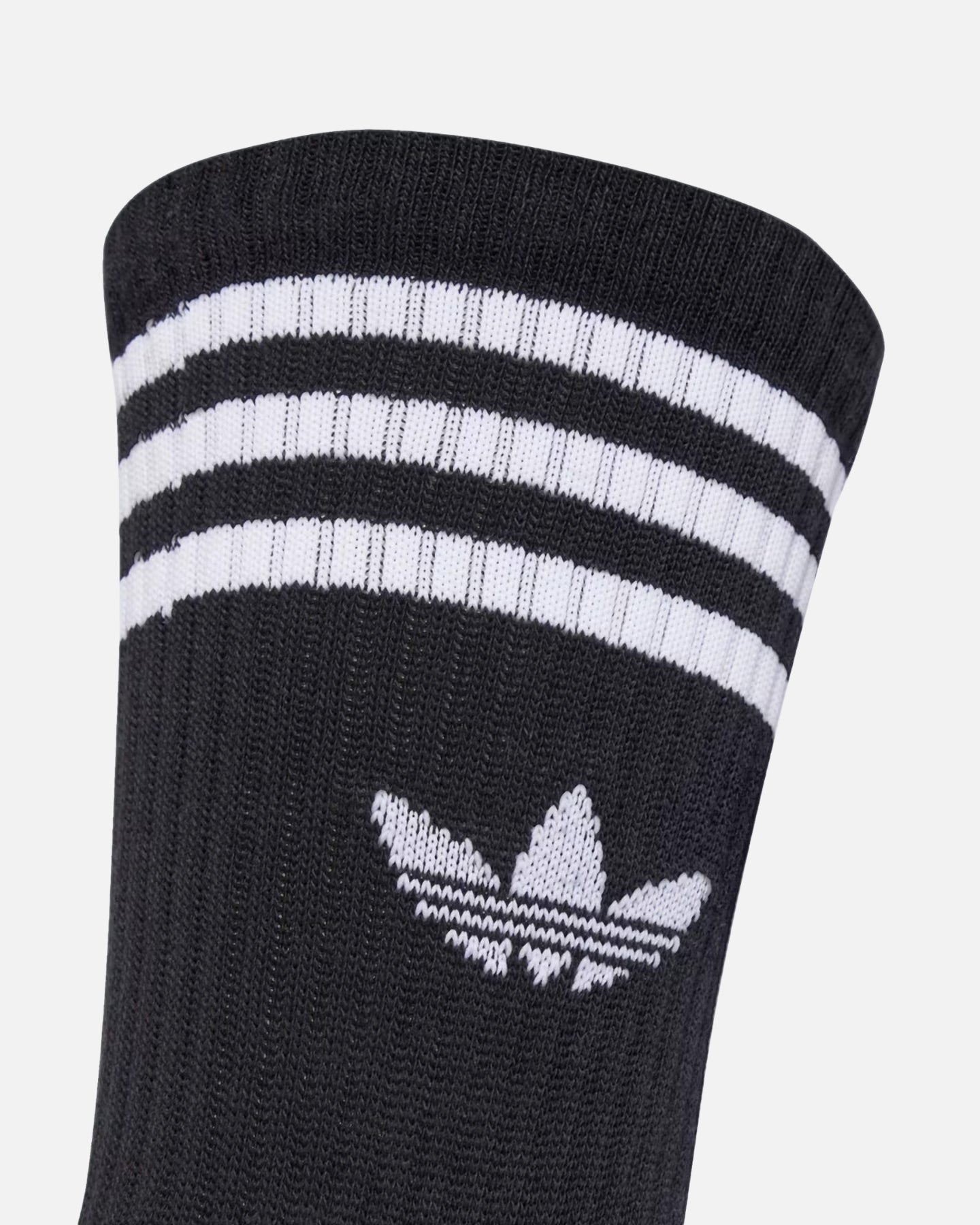 Adidas 3-Stripes Crew Socks 3 Pack Black/White