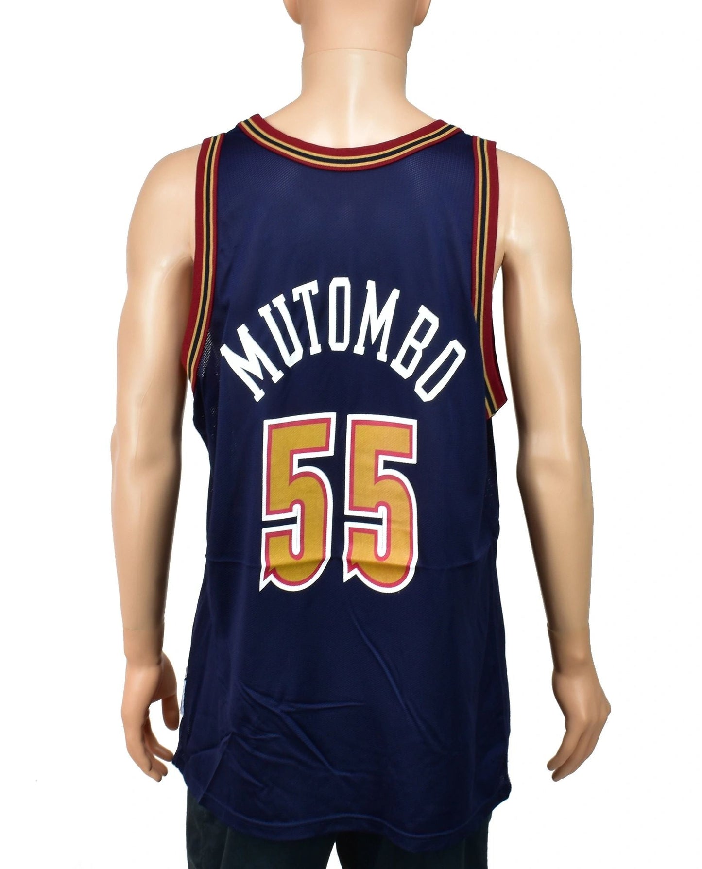 Denver Nuggets Dikembe Mutombo Champion Jersey Size 48