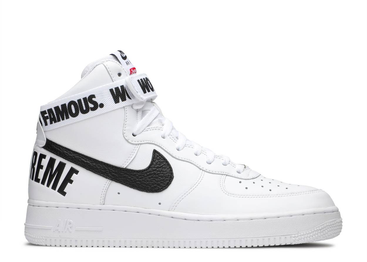 Air Force 1 High Supreme World Famous White (WORN)