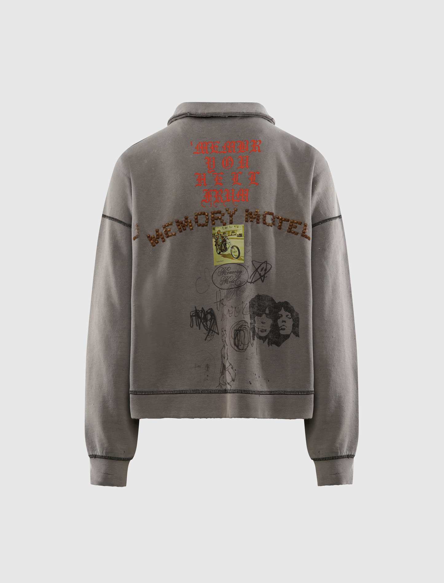 SORRY 'BOUT THAT 1/4 ZIP CREWNECK