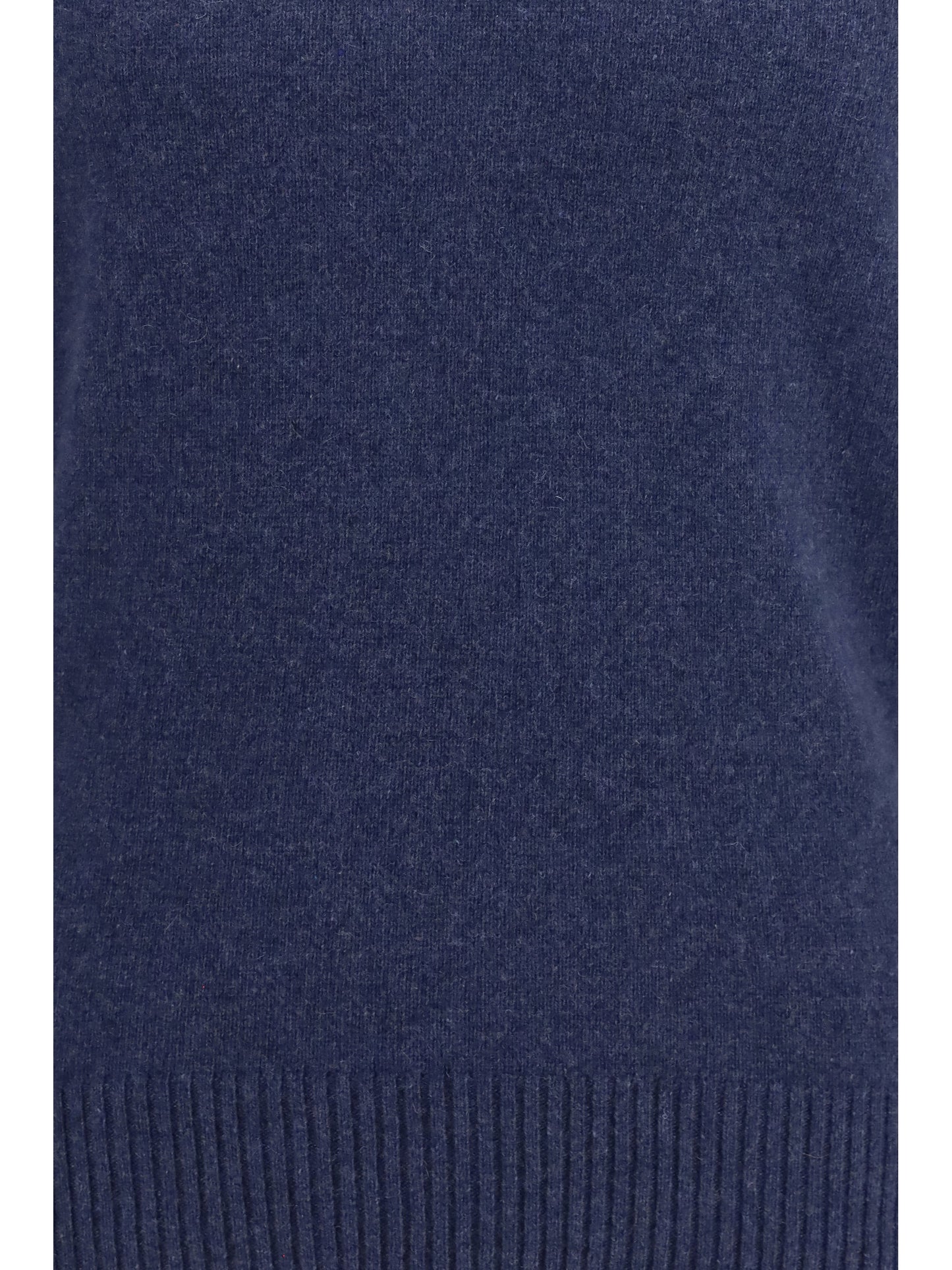 Brooksfield Cashmere Crewneck Sweater — Blue