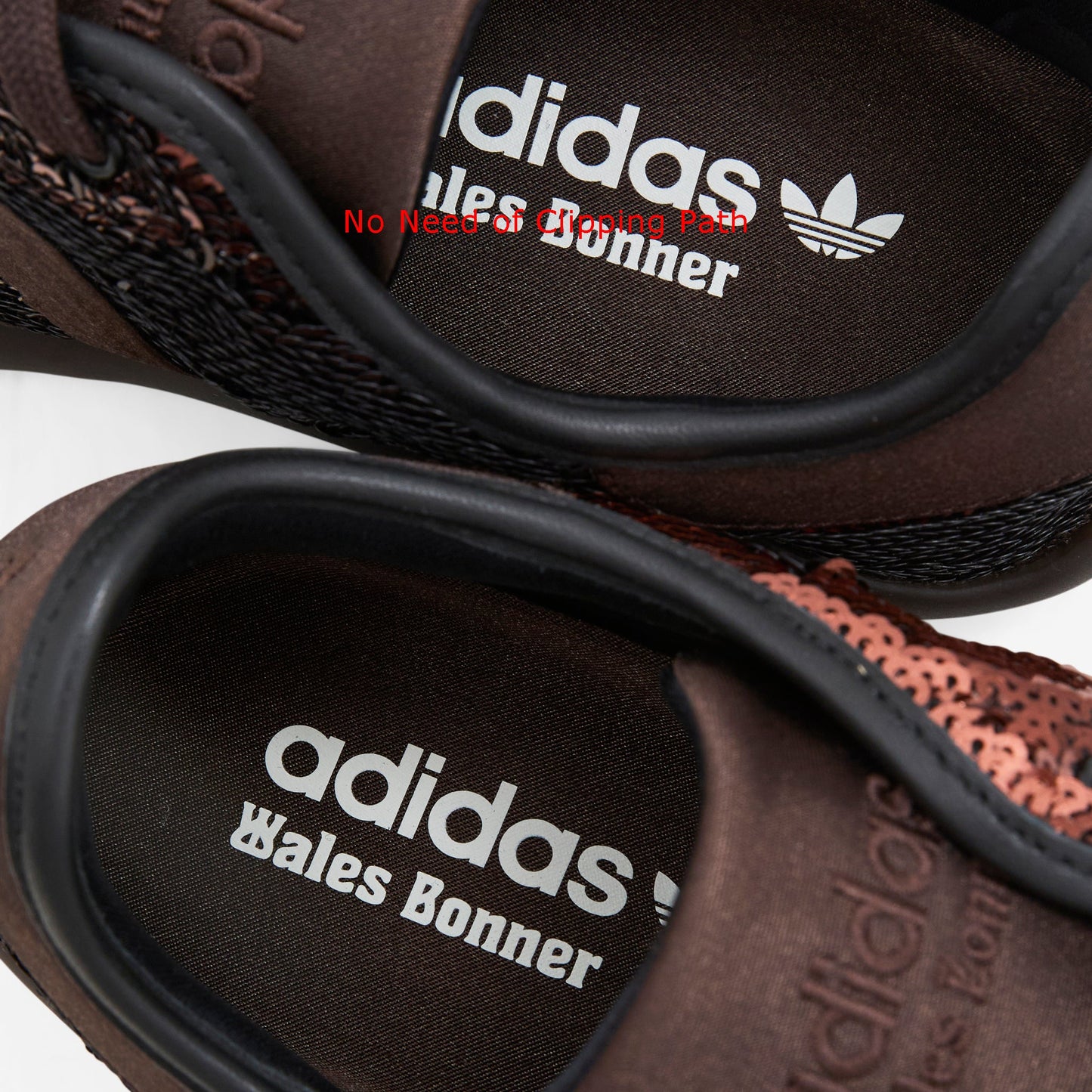 Wales Bonner x Karintha Sequin Supplier Colour | Dark Brown | Core Black