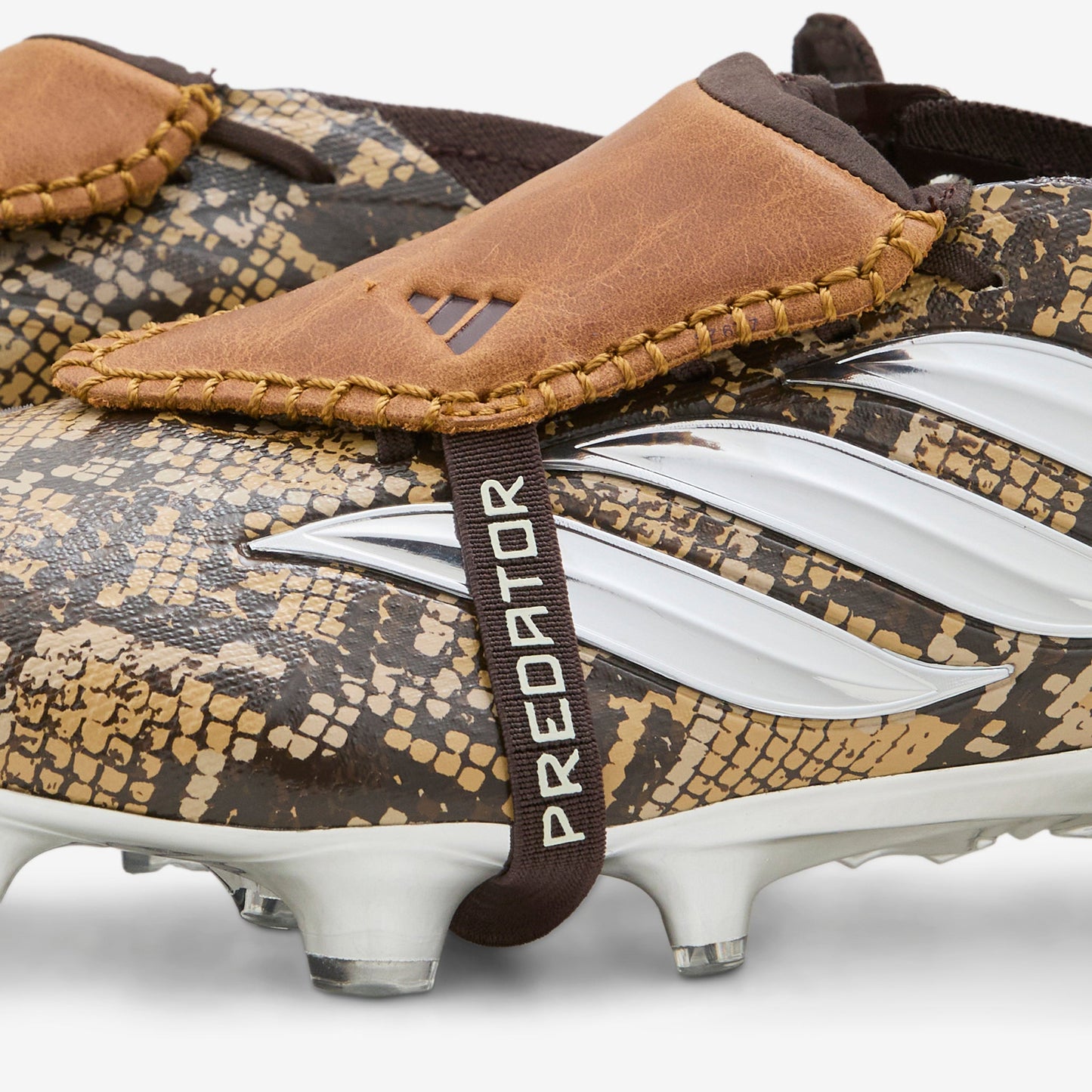 Wales Bonner x Predator Elite Fold-Over Tongue Firm Ground Football Boots Brown | Silver Metallic | Bronze Strata
