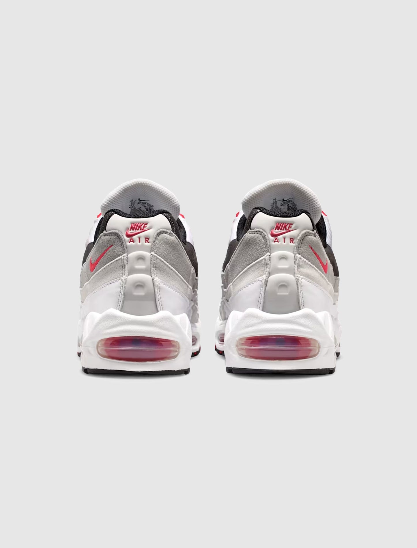 AIR MAX 95 BIG BUBBLE "WHITE/COMET RED/NEUTRAL GREY/ MEDIUM GREY"