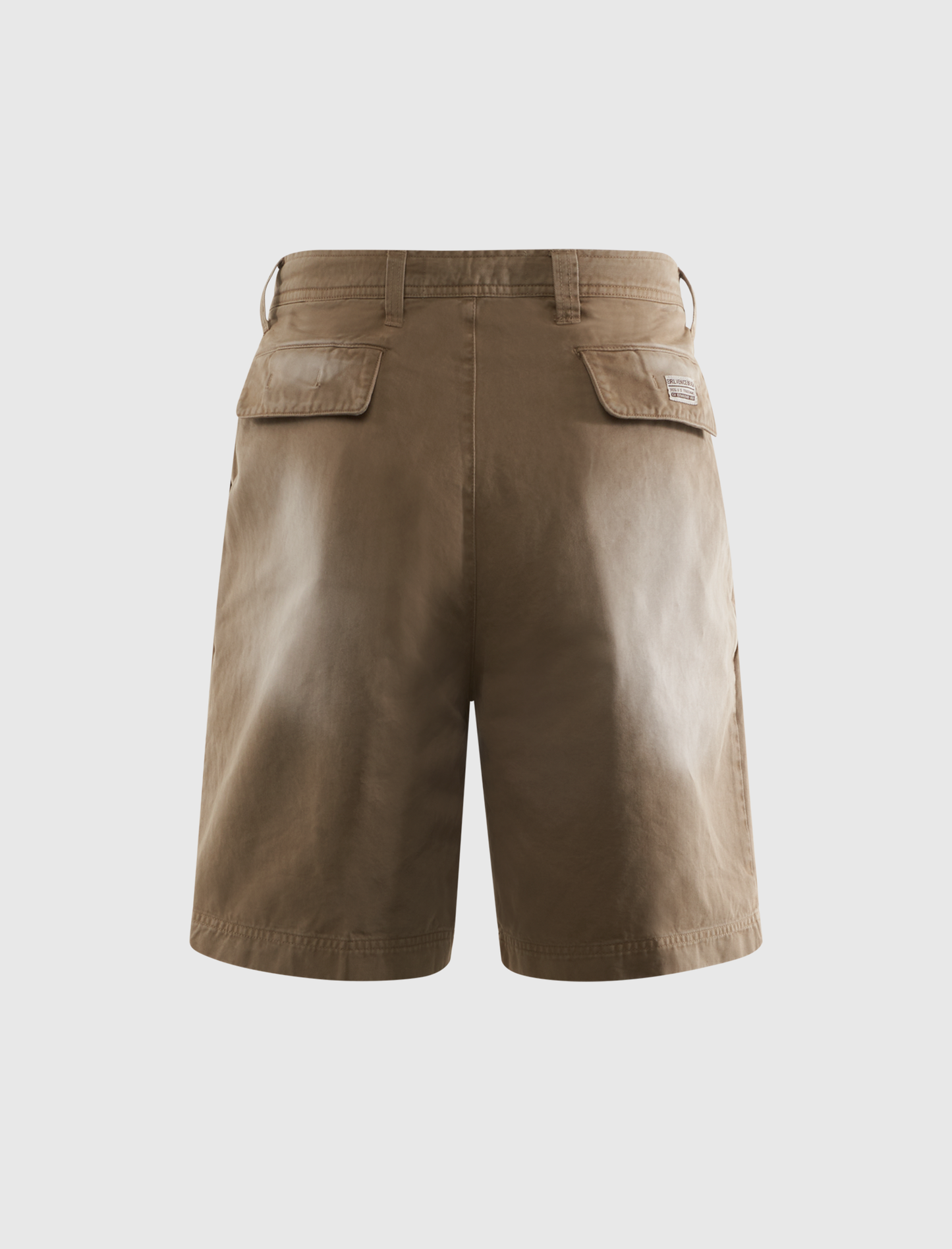 PLEATED CHINO SHORTS