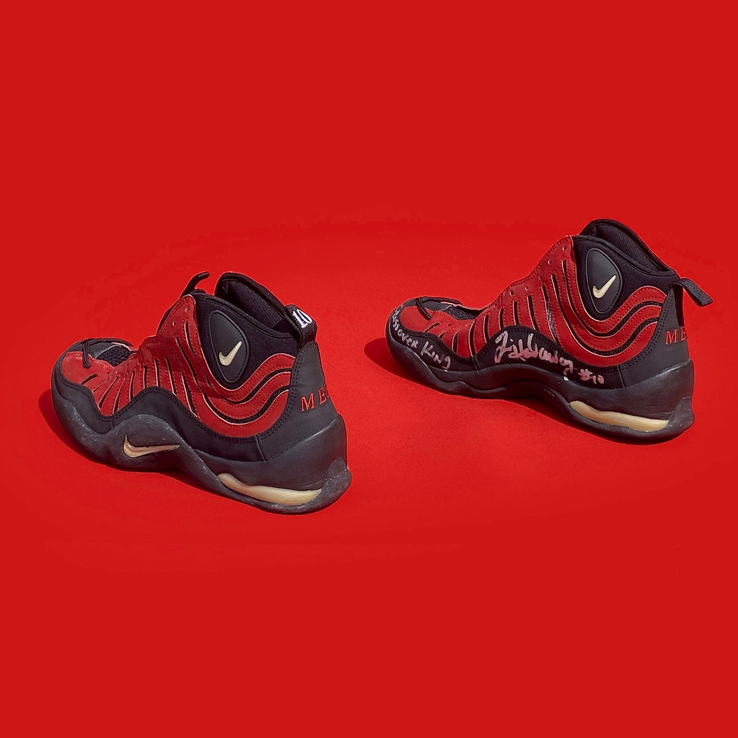 Nike Air Bakin OG 1997 Tim Hardaway PE Signed Size 12.5