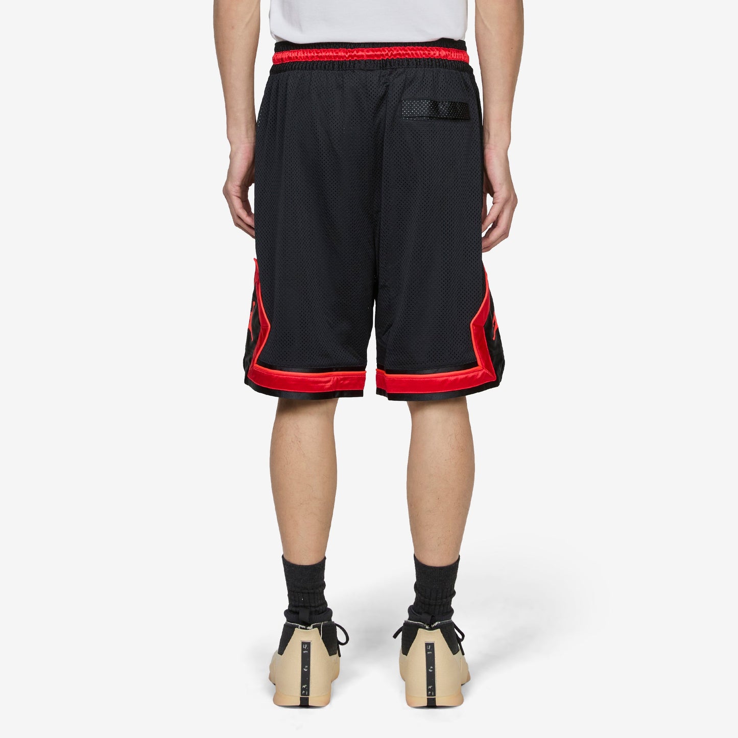 Diamond Shorts Black | University Red