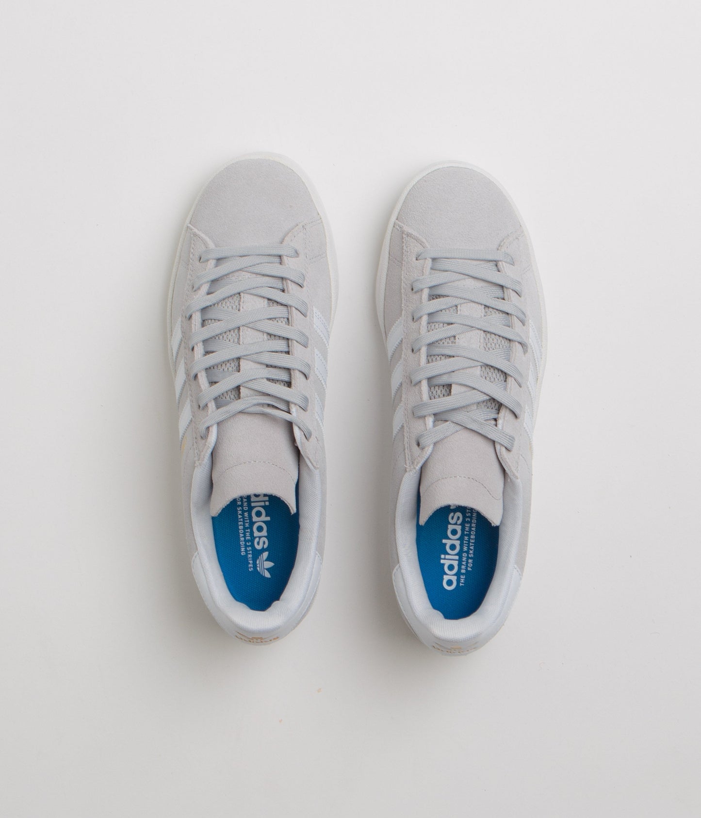 Adidas Campus ADV Shoes - Grey Two / FTWR White / Gold Metallic