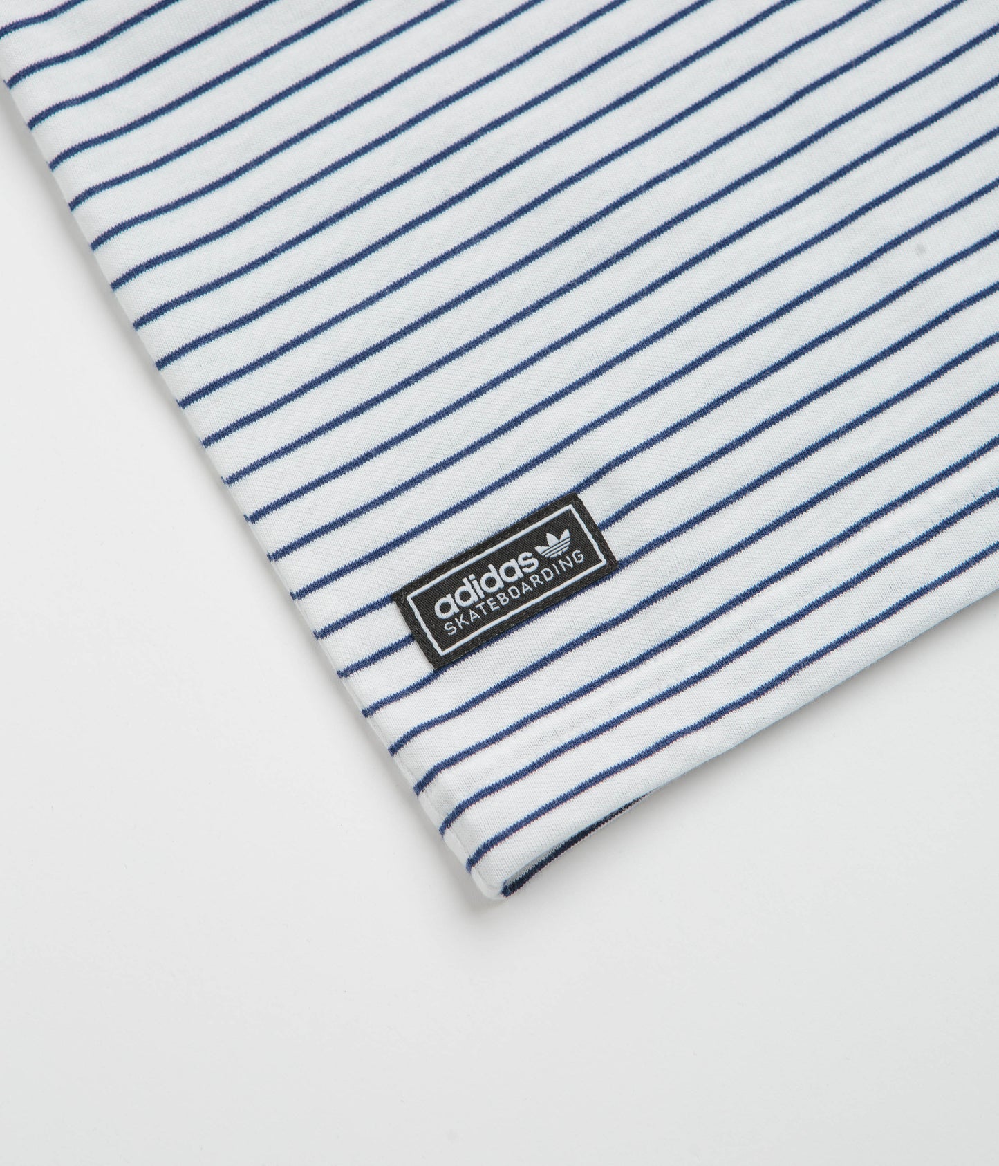 Adidas Yarn Dye T-Shirt - White / Dark Blue