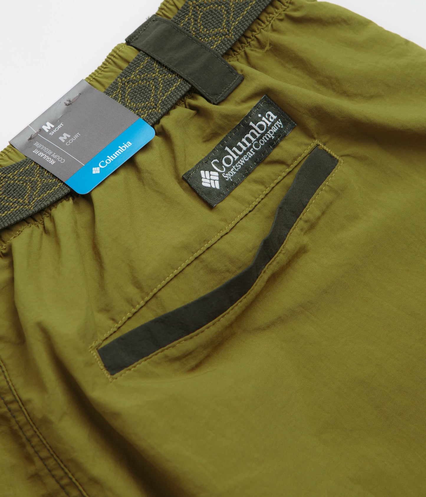 Columbia Sequoia Grove Woven 9" Shorts - Mossy Green / Greenscape
