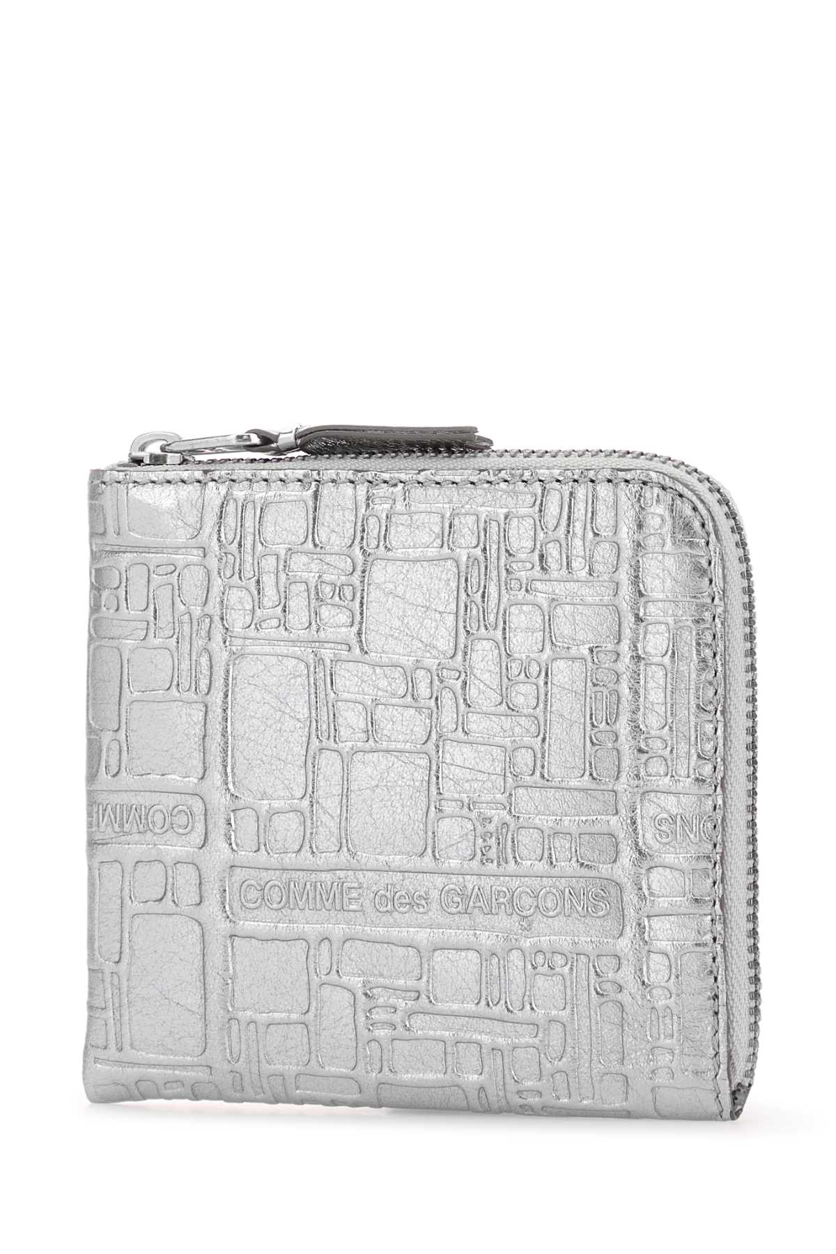 Comme des Garçons Logotype Card Holder — Silver