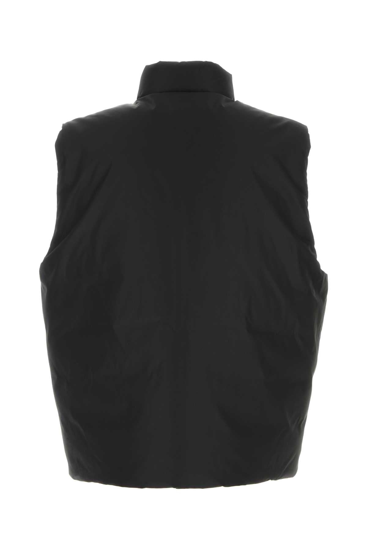 Jil Sander Down-Filled Puffer Vest — Black