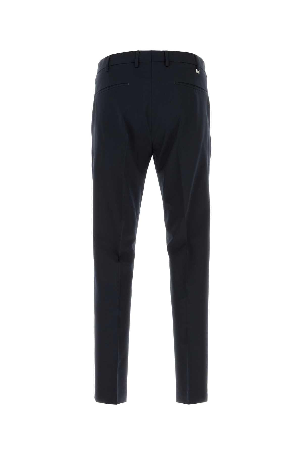 Pt Torino Stretch Wool Trouser — Navy