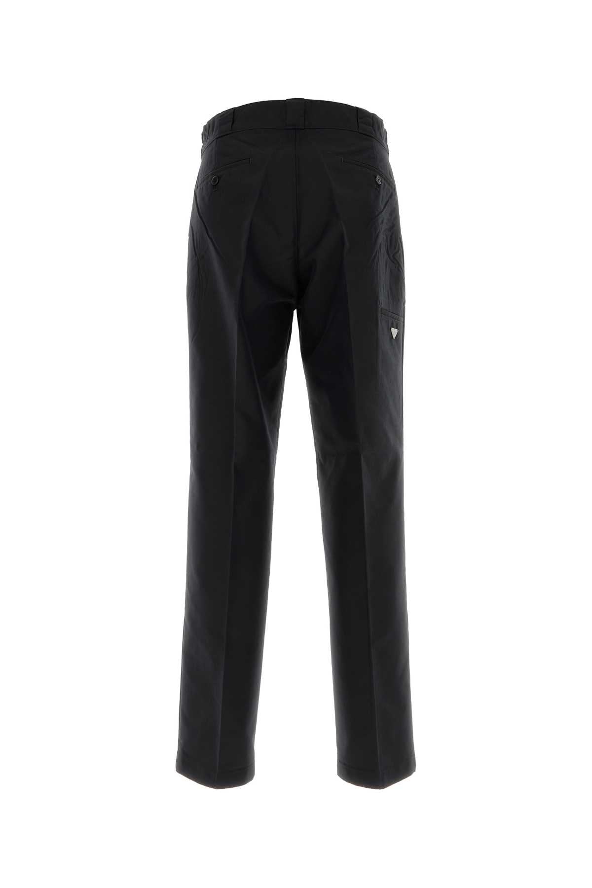 Prada Canvas Trousers — Black
