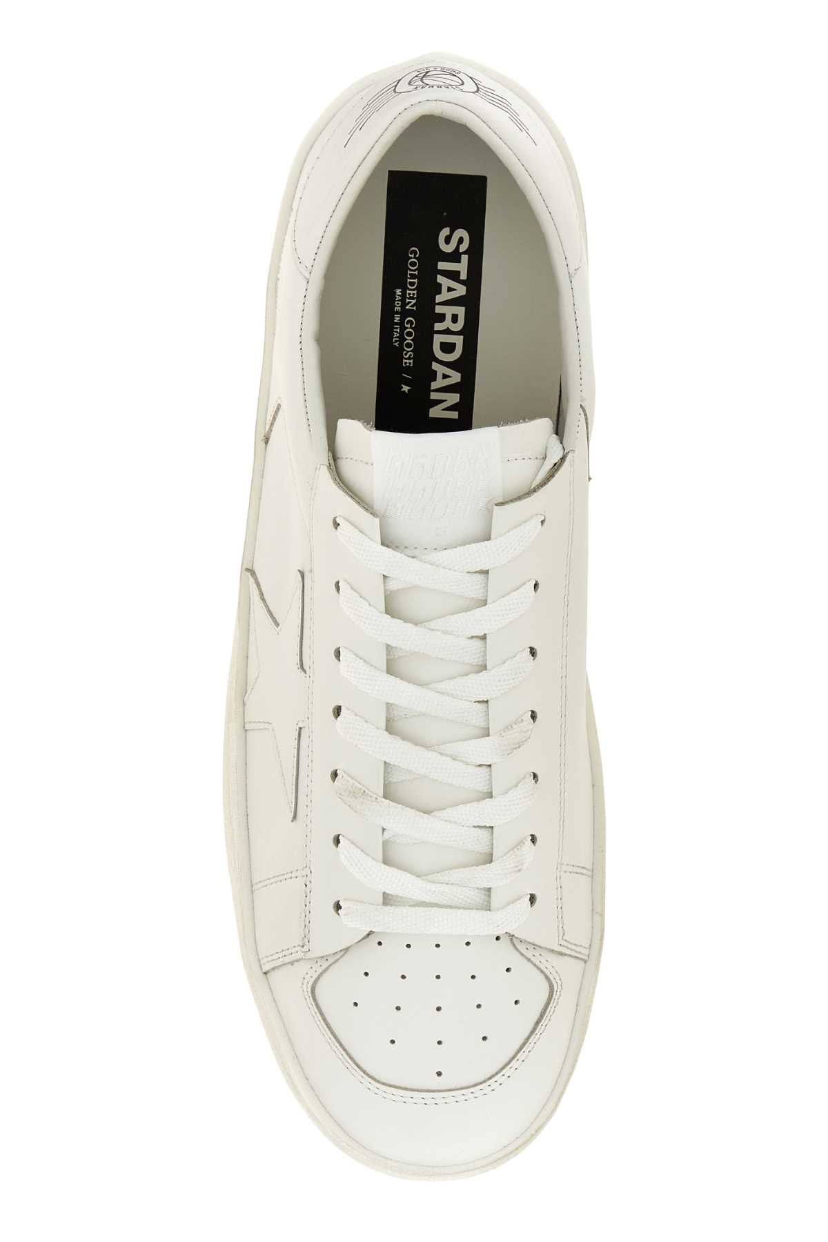 Golden Goose Deluxe Brand Leather Low-Top Sneaker — White