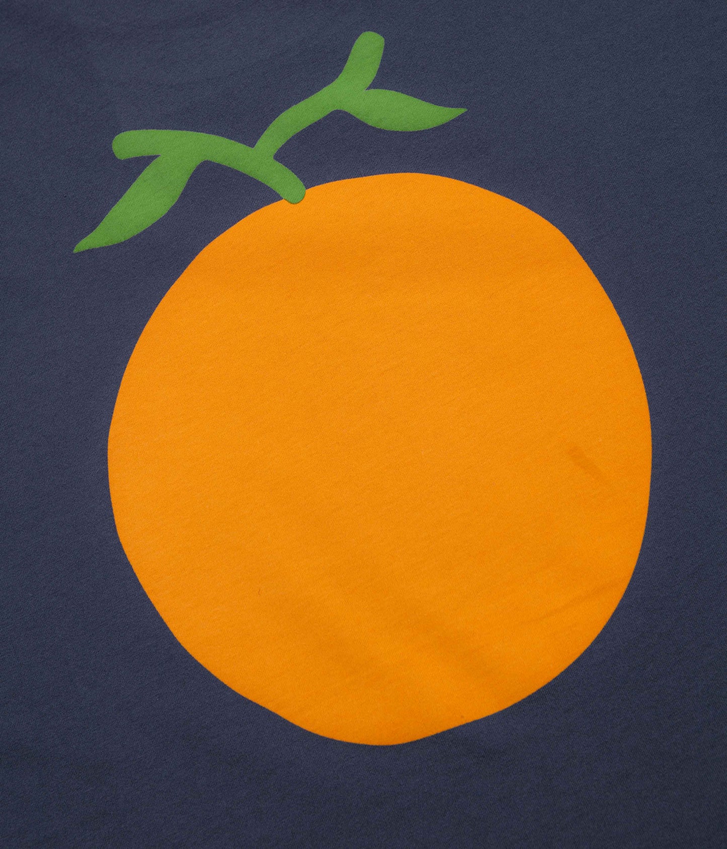 Mollusk Orange T-Shirt - Navy
