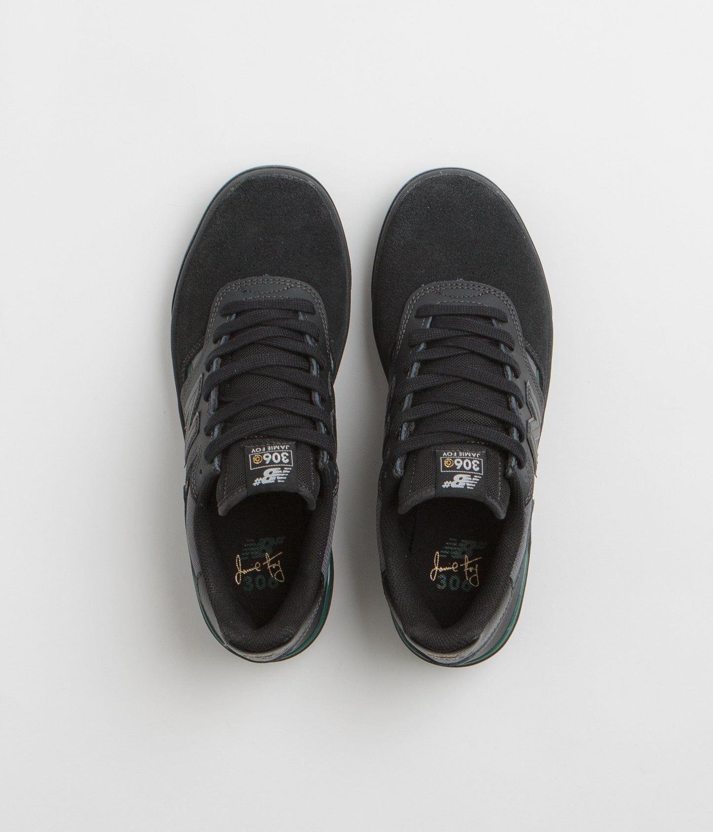 New Balance Numeric 306C Jamie Foy Shoes - Black / Black