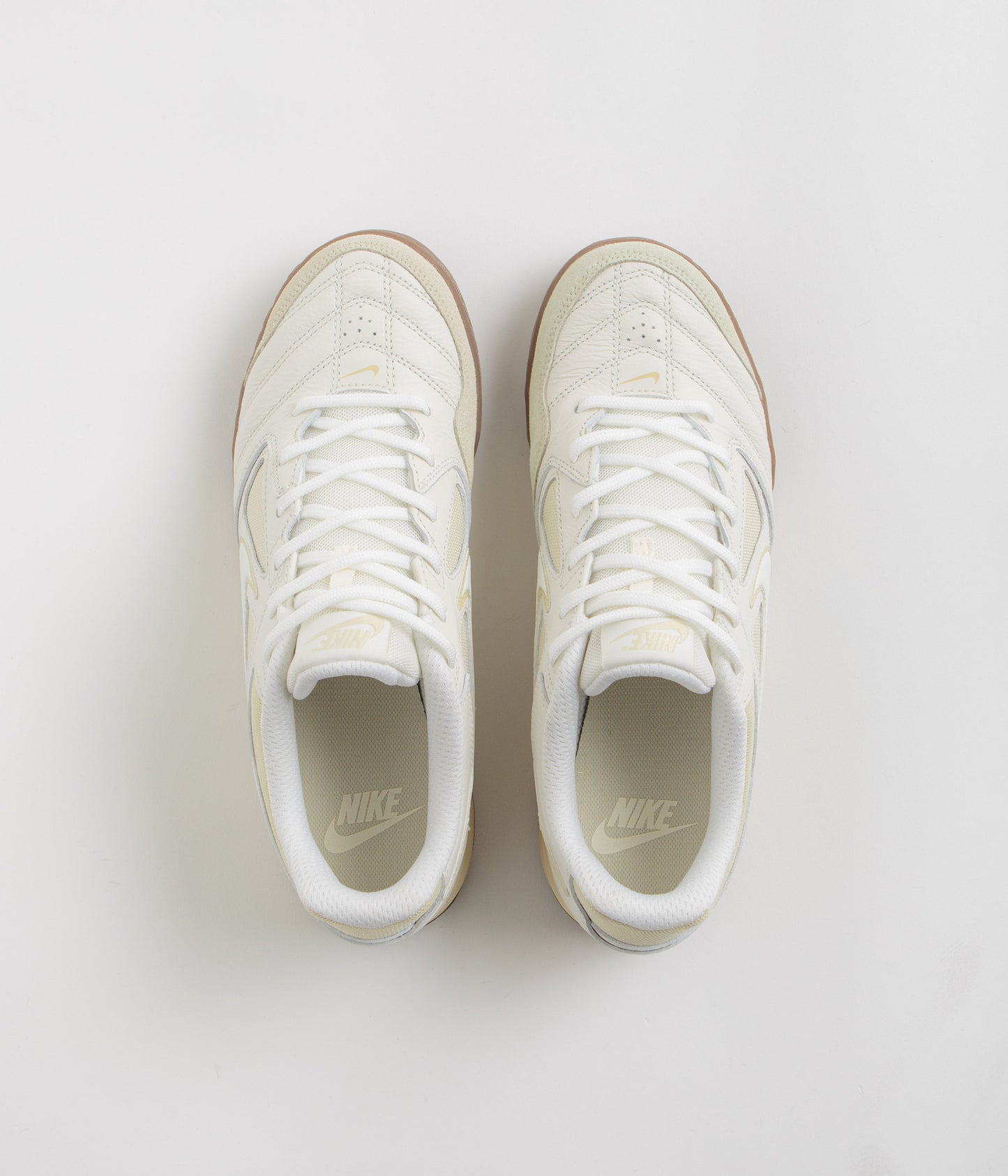 Nike Gato Shoes - Sail / Light Khaki - White - Gum Dark Brown