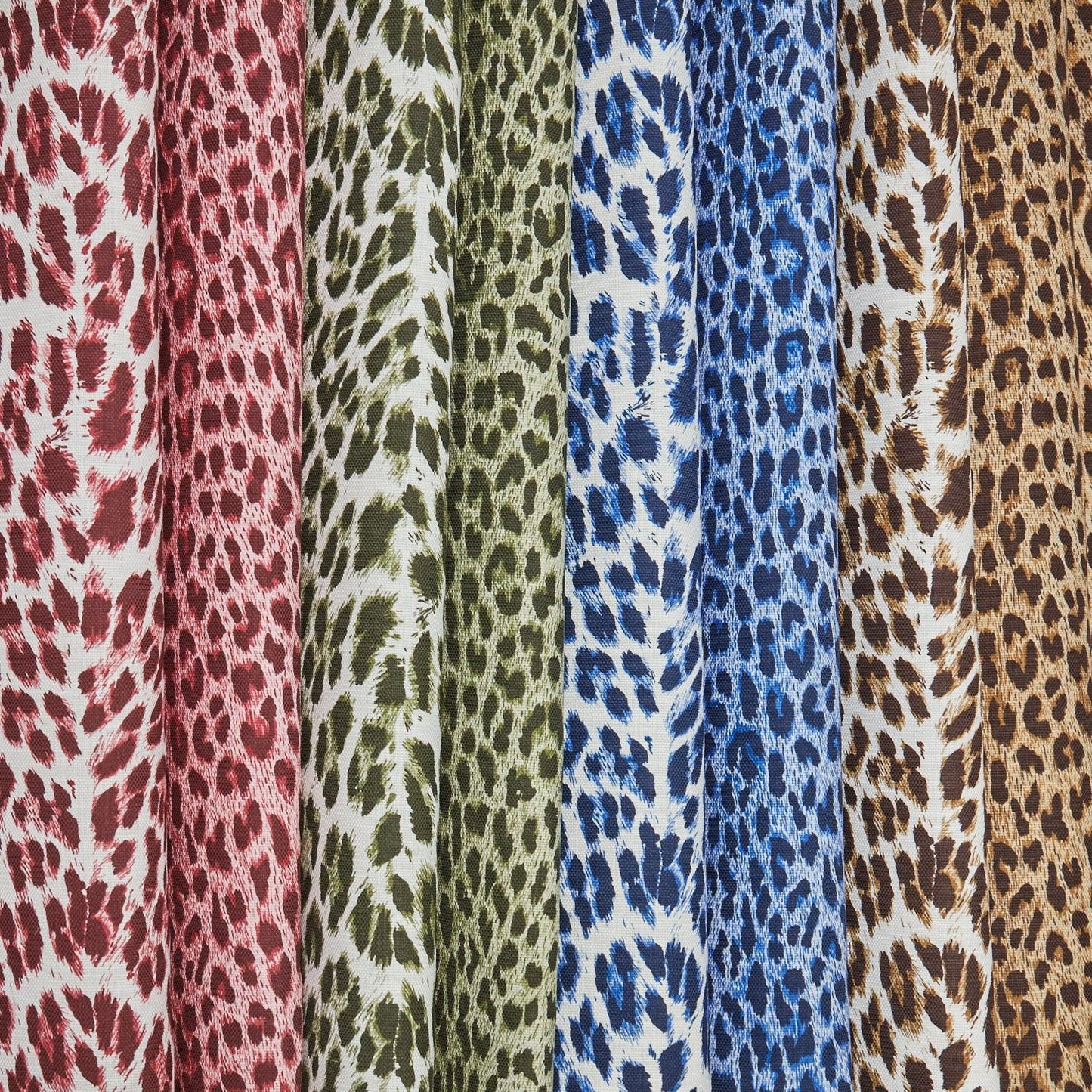 Olive Green Leopard Fabric