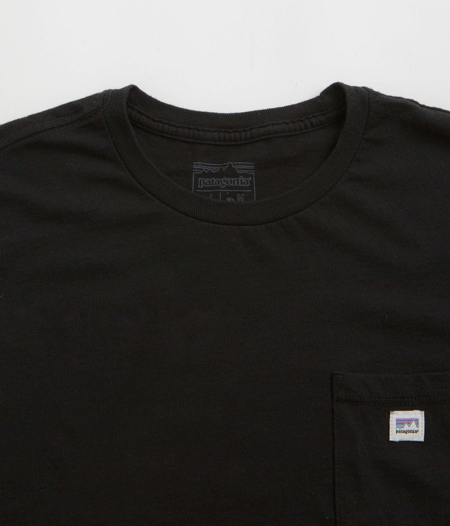 Patagonia Shop Sticker Pocket Responsibili-Tee T-Shirt - Black