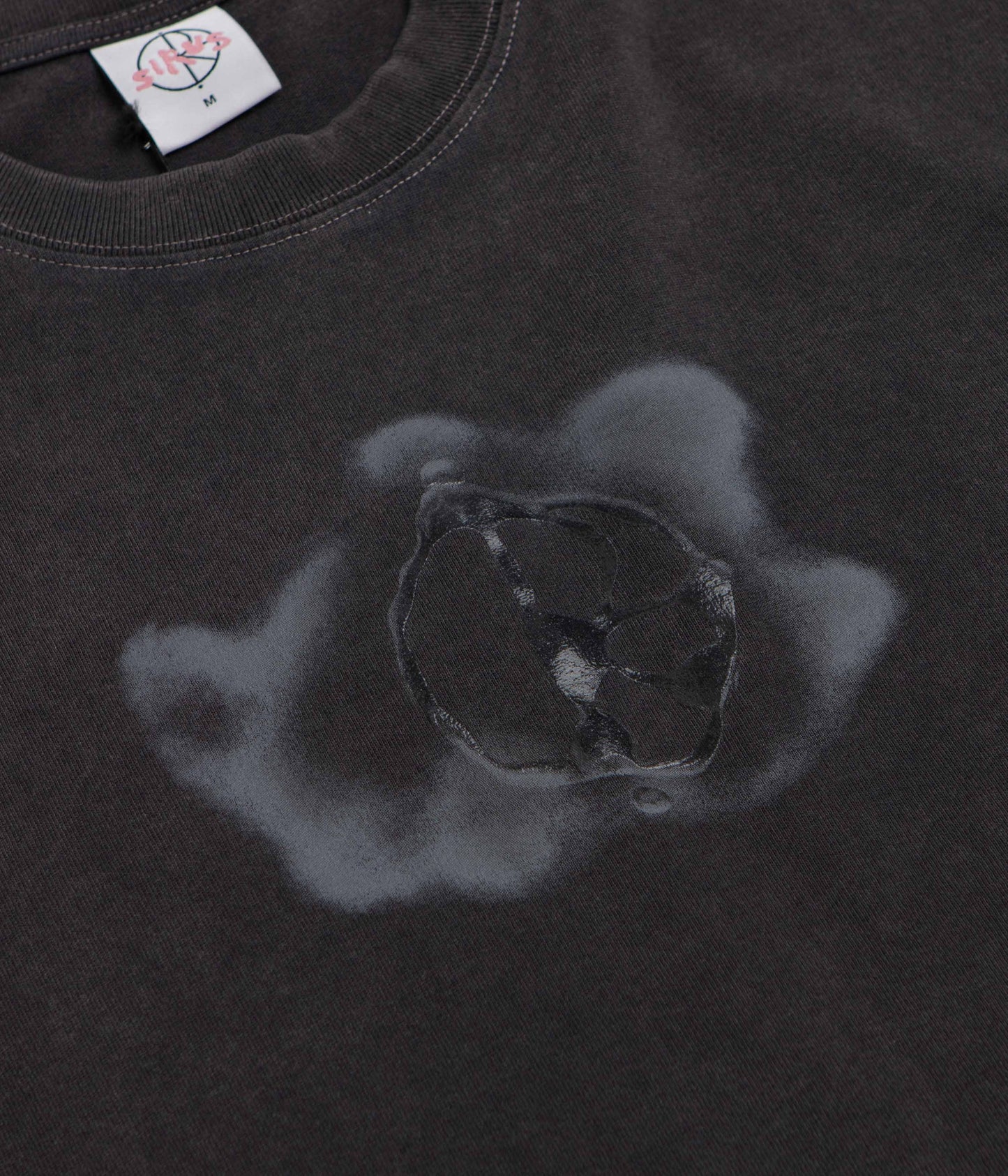 Polar Metal Logo T-Shirt - Silver Black