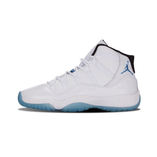 NIKE Jordan 11 XI Women and Men Basketball Shoes Gamma Blue Bred Legend Blue High Outdoor Sport Sneakers 36-40
