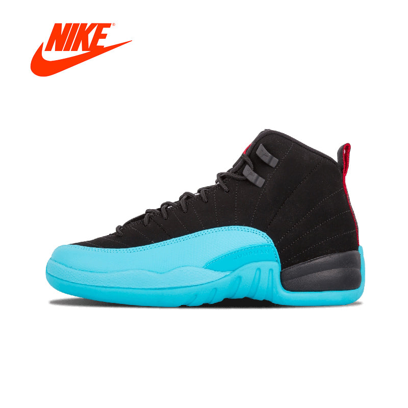 Original New Arrival Authentic NIKE Air Jordan 12 Retro (GS) "Gamma" Womens Basketball Shoes Sneakers Sport Outdoor