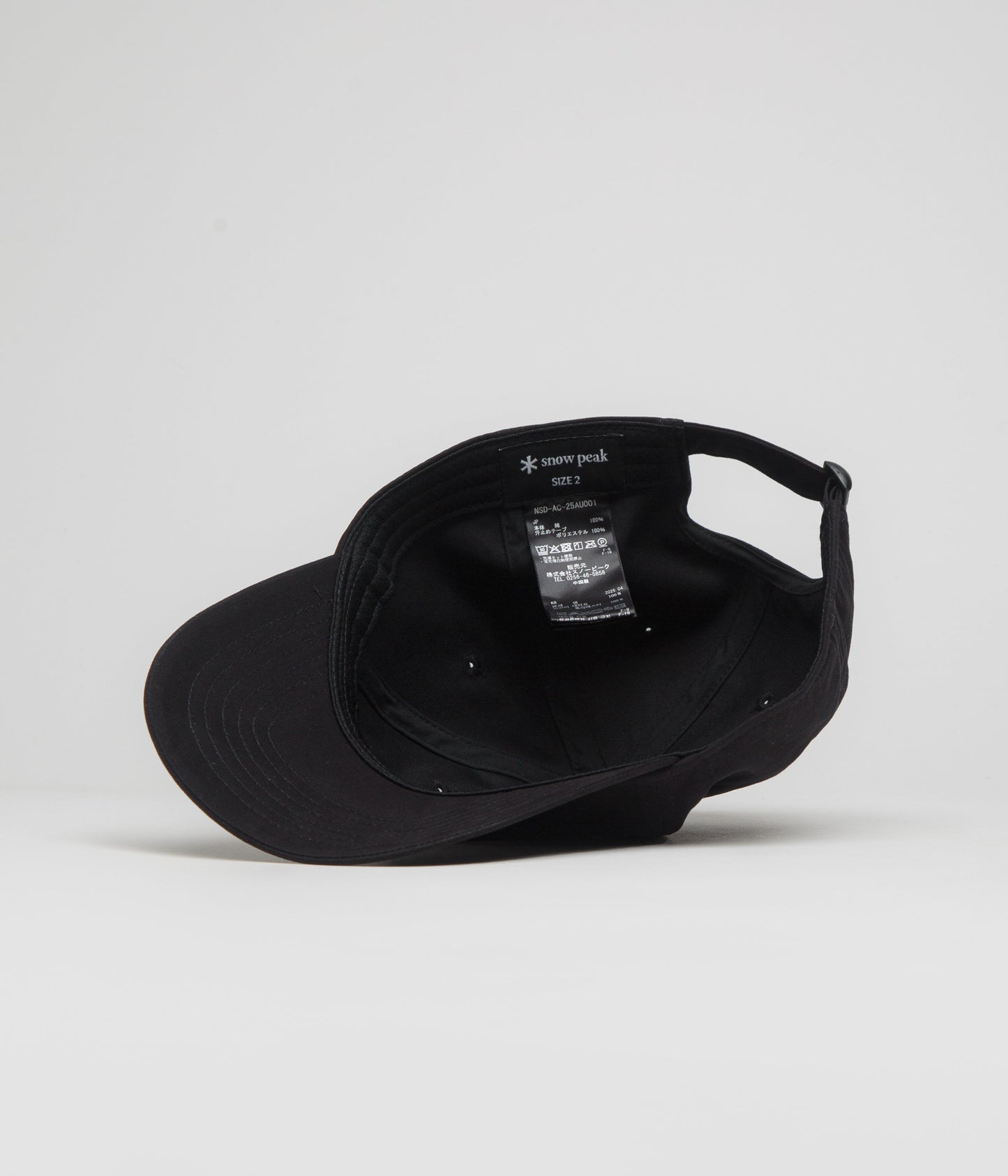 Snow Peak NSD Logo Cap - Black