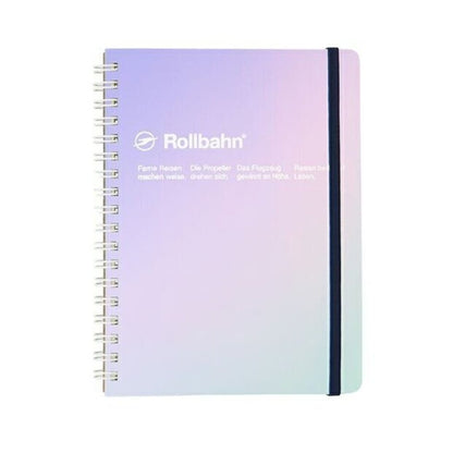 Delfonics Rollbahn Spiral Notebook - Pocket Memo Large - Metallic