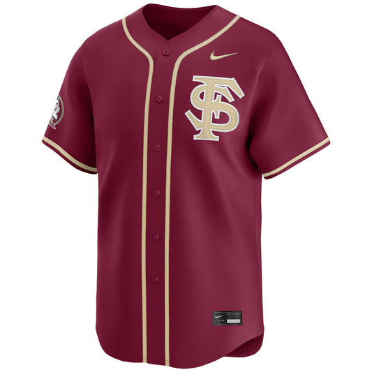 Nike Men's Interlocking FS Limited Baseball Alternate Jersey - Garnet