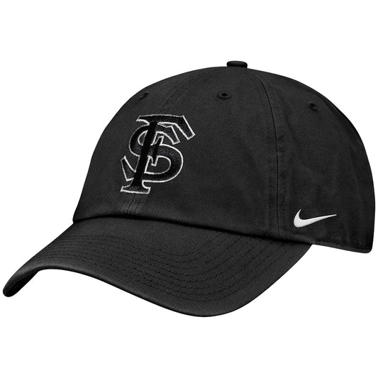 Nike Men's Interlocking FS/Seminoles Adjustable Club Primetime Hat - Black
