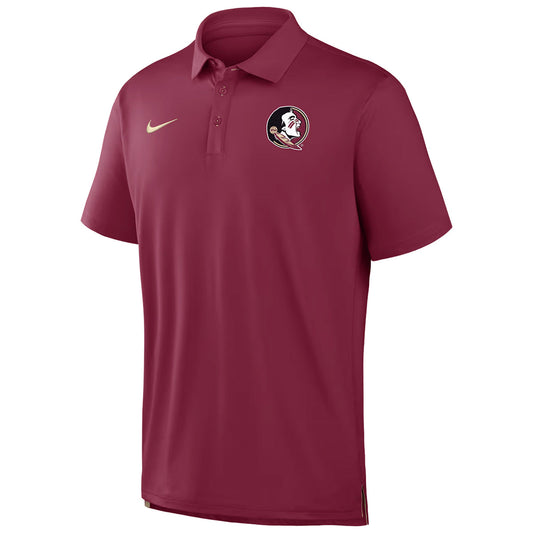 Nike Men's Seminole Logo Dri-fit Tour Polo - Garnet
