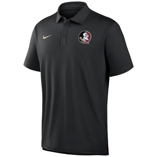 Nike Men's Seminole Logo Dri-fit Tour Polo - Black