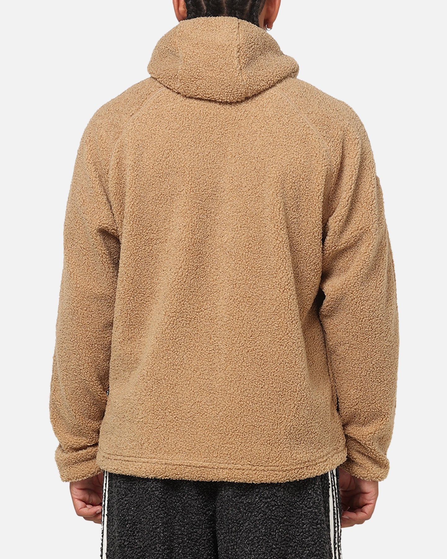 Adidas Fleece Teamgeist 1/4 Zip Hoodie Cardboard