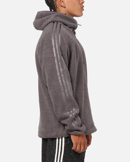 Adidas Fleece Teamgeist 1/4 Zip Hoodie Black