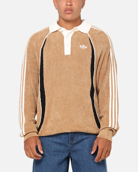 Adidas Retro Remix Teamgeist Long Sleeve Polo Cardboard