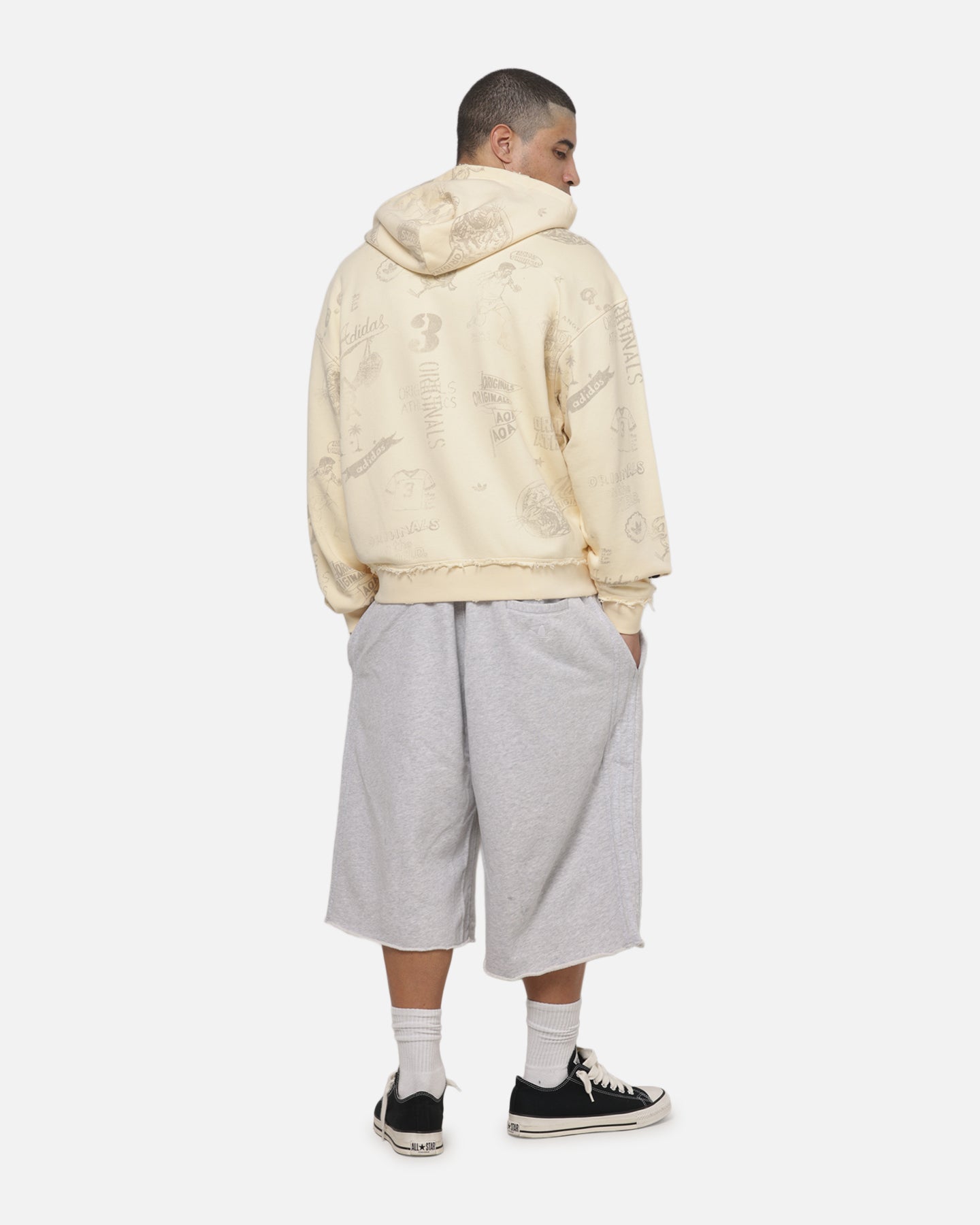 Adidas Originals AOA Full Zip Hoodie Warm Vanilla