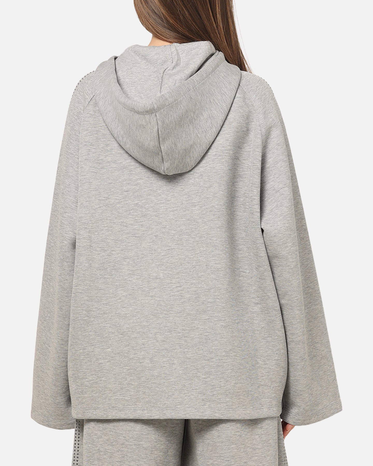 Adidas Women's Teamgeist Rhinestone Track Top Grey Marle