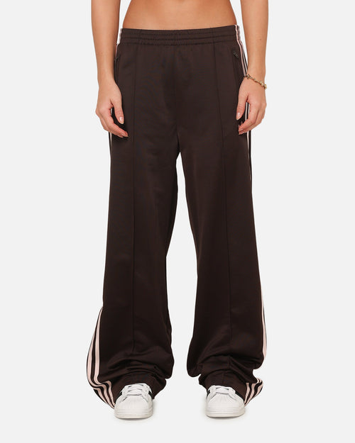 Adidas Women's Firebird Loose Track Pants Brown/Pink