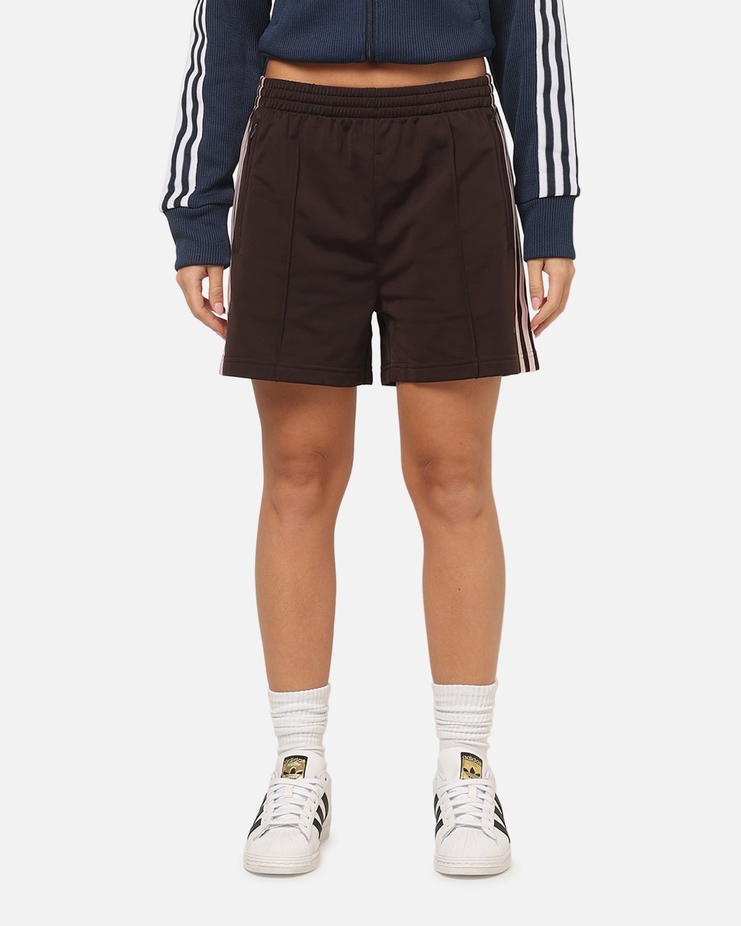Adidas Women's Firebird Classic Shorts Brown/Pink