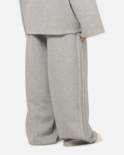 Adidas Women's Teamgeist Rhinestone Track Pants Grey Marle