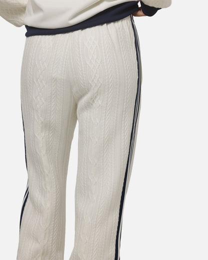 Adidas Women's Knit Classic Track Trousers Off White