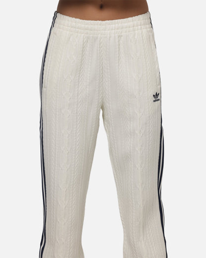 Adidas Women's Knit Classic Track Trousers Off White