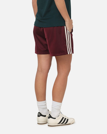 Adidas Women's Firebird Shorts Maroon/Cream