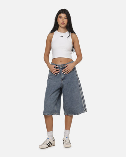 Adidas Women's Jorts Worn Blue