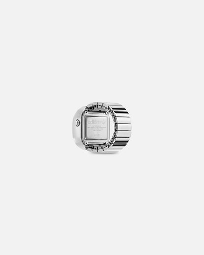Adidas Digital Two Ring Watch Silver