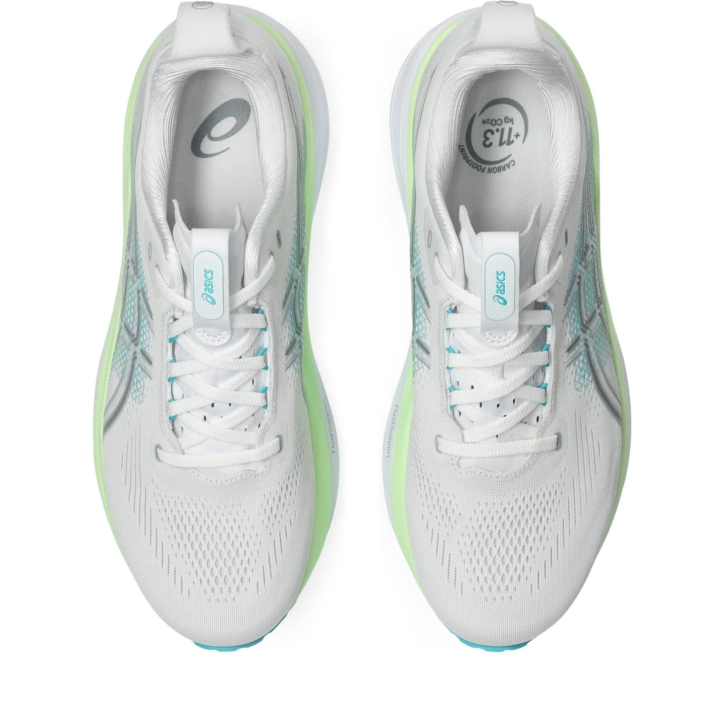 Asics Gel-Kayano 33 Men's - White/Energy Aqua