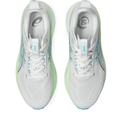 Asics Gel-Kayano 33 Men's - White/Energy Aqua